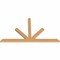 Ekena Millwork Saratoga Timber Gable Bracket, Western Red Cedar, 108"W x 63"H x 3 1/2"D x 5 1/2"F, 14/12 Pitch GBW108X63X0406SAR00SWR - alternate 2